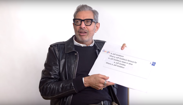 weekend watch, jeff goldblum