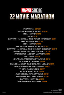 AMC Marvel Marathon